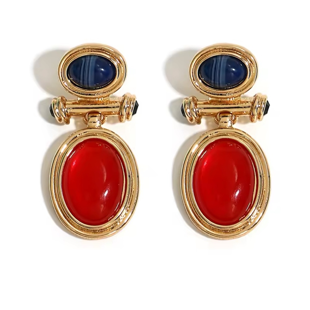 Baroque style luxury earrings